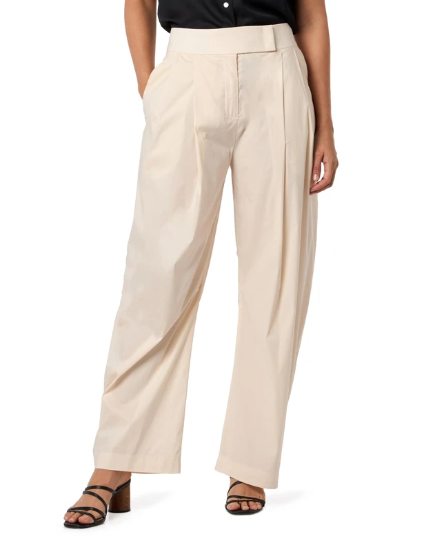 Pinko Women's Papillon Pantalone Tecno Popeline Casual Pants, P97_Pink Tint, 16