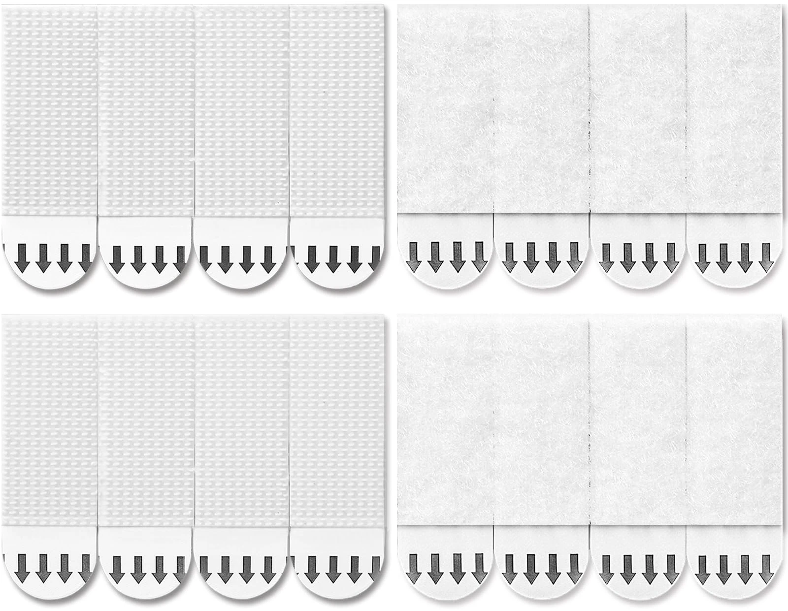 Sinnsally Picture Hanging Strips Heavy Duty,Hanging Picture Canvas Hanger No Nails,Photo Frame Stickers for Wall,Damage Free Adhesive Poster Refill Mounting (Small-40Pairs)