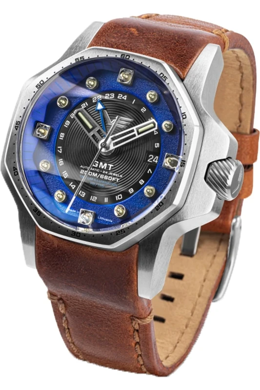 Vostok Europe Atomic Age Mens Analogue Automatic Watch with Leather Bracelet NH34-640A701 - Image 1