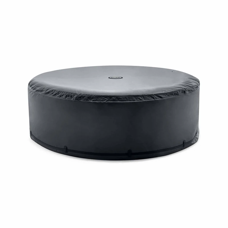 Intex 28533 - PureSpa Round 8 Seater Energy Efficient Thermal Cover - Black, Diameter 236 cm