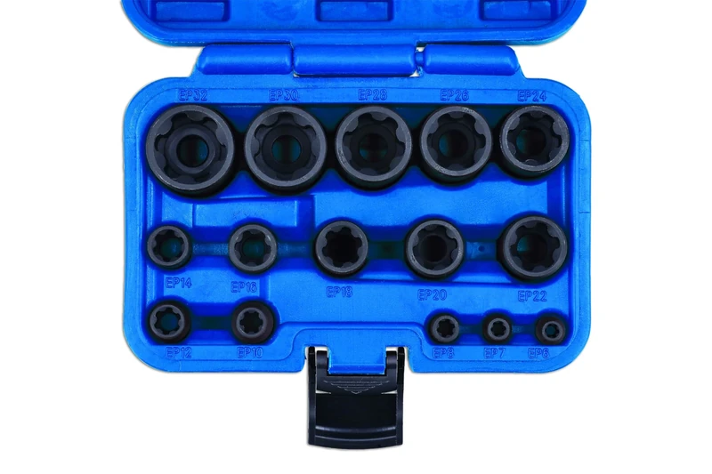 Laser 8692 EP Star Impact Socket Set 15pc