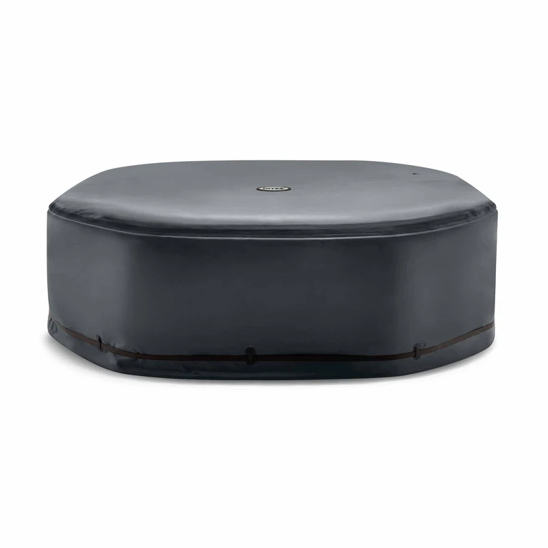 Intex 28537 - PureSpa Octagonal 6 Seater Solar Thermal Cover Energy Efficient Black 218 cm
