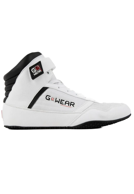 Gorilla Wear Unisex Gwear Classic High Tops Sneaker, White Black, 3.5 UK