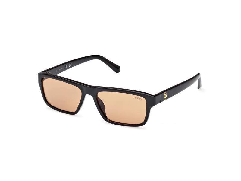 GUESS Gu00085 Sunglasses, Men, Shiny Black (Black), One Size