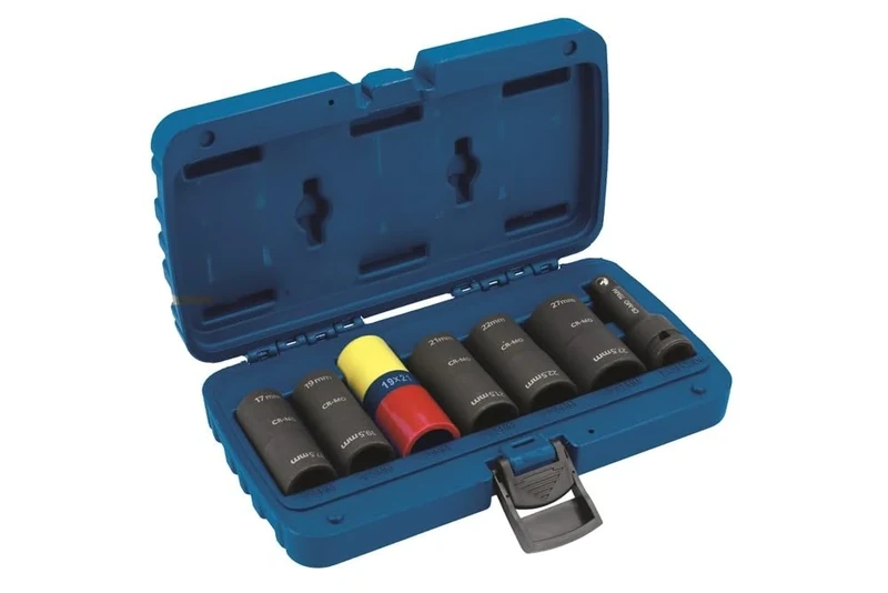 Laser 8698 Double Ended Wheel Nut Socket Set 7pc