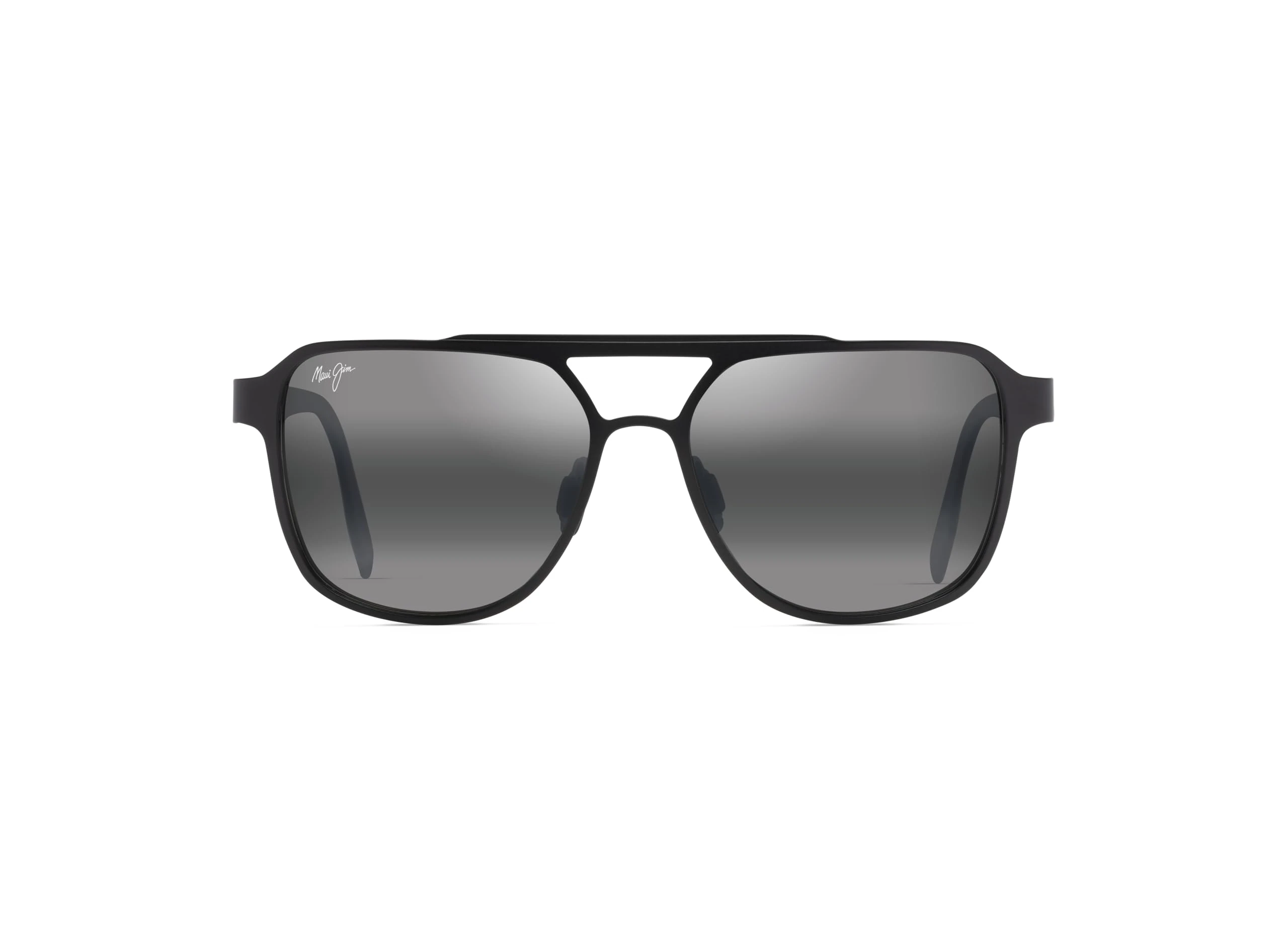 Maui Jim 2. Reef Sunglasses, Satin Black, 59/17/140