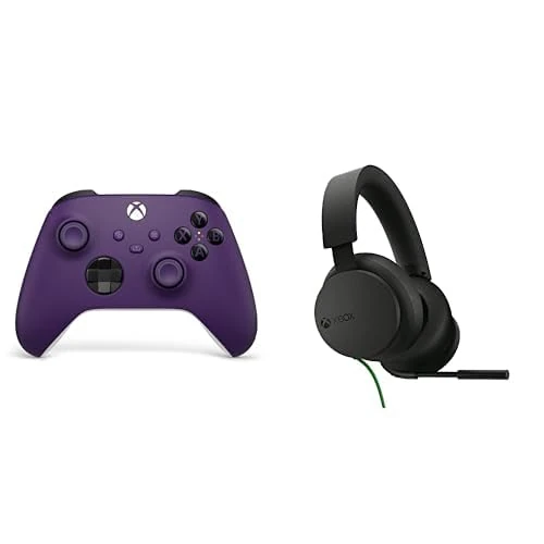 Xbox Wireless Controller – Astral Purple + Xbox Stereo Headset - Image 1