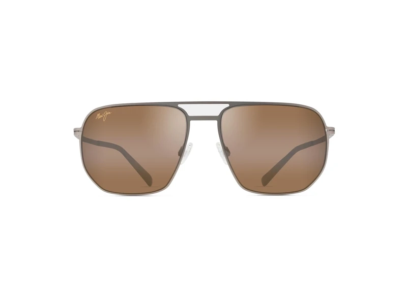 Maui Jim Unisex Sunglasses, Sepia Satin, 55-17-145