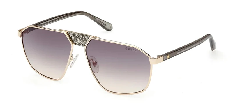 GUESS GU00086 Sunglasses, Men, Gold (Gold), One Size