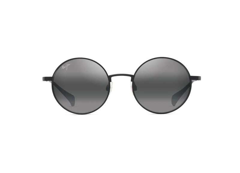 Maui Jim Unisex Mokupuni Sunglasses Jet Black 52/21/145, deep black, 52/21/145