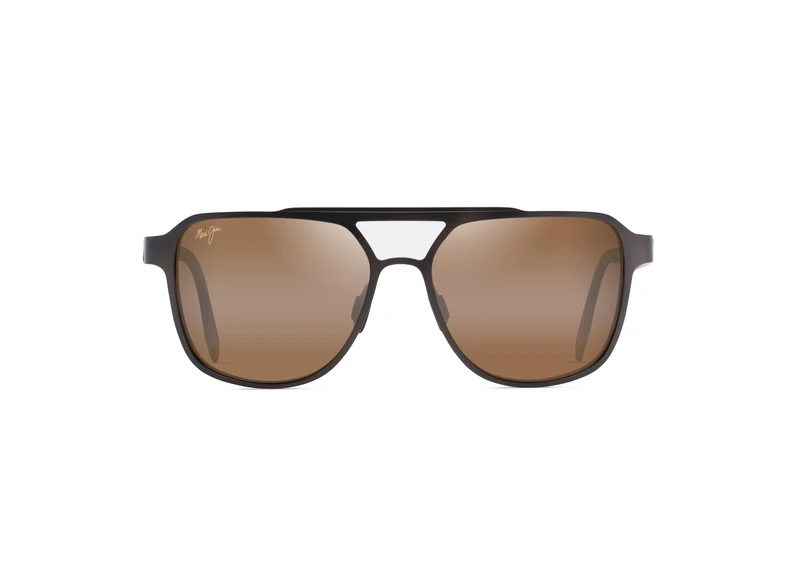 Maui Jim Unisex 2nd Reef Sunglasses Brushed Chocolate 59/17/140, Brushed Chocolate, 59/17/140