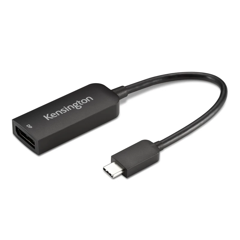 Kensington CV5000DP USB-C 4K / 8K DisplayPort 1.4 Adapter, Supports 8K Video, DP Cable, Universal Compatibility, Premium Quality Computer Adapter (K34680WW)