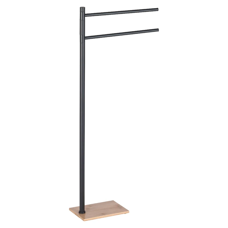 Gedy Trilly Towel Holder Natural-Matte Black