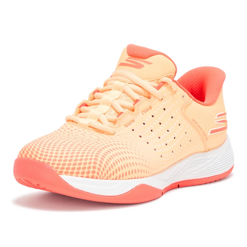 Skechers Women's Viper Court Reload, Peach, 3.5 UK