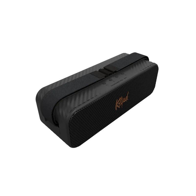 Klipsch Detroit Portable Bluetooth Speaker with Two 1" Tweeters, 3" Woofers, IP67 Waterproof and 20 Hour Battery Life Live Concert Experience.Color: Black
