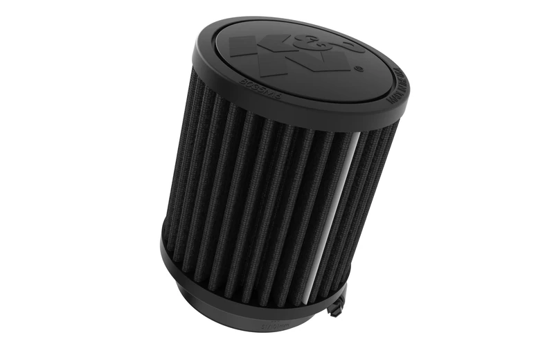 K&N Black Universal Dryflow Round Air Filter 62mm flange, 89mm outside diameter, 102mm height (RU-3118HBK)