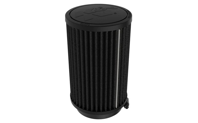 K&N Black Universal Dryflow Round Air Filter 73mm flange, 102mm outside diameter, 152mm height (RU-3117HBK)
