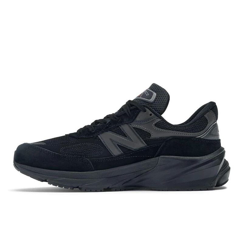 New Balance Unisex-Adult Made in USA 990 V6 Sneaker, Black/Black, 15.5 XX-Wide Women/14 XX-Wide Men