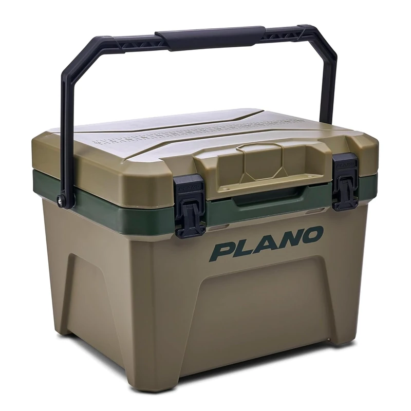 Plano Frost™ Cooler - Medium 20 Liter, 5 DAY ICE Inland Green, Cooler, Portable, Insulated, Camping, Picnic, Beverage, Heavy Duty Handle, Hard-sided