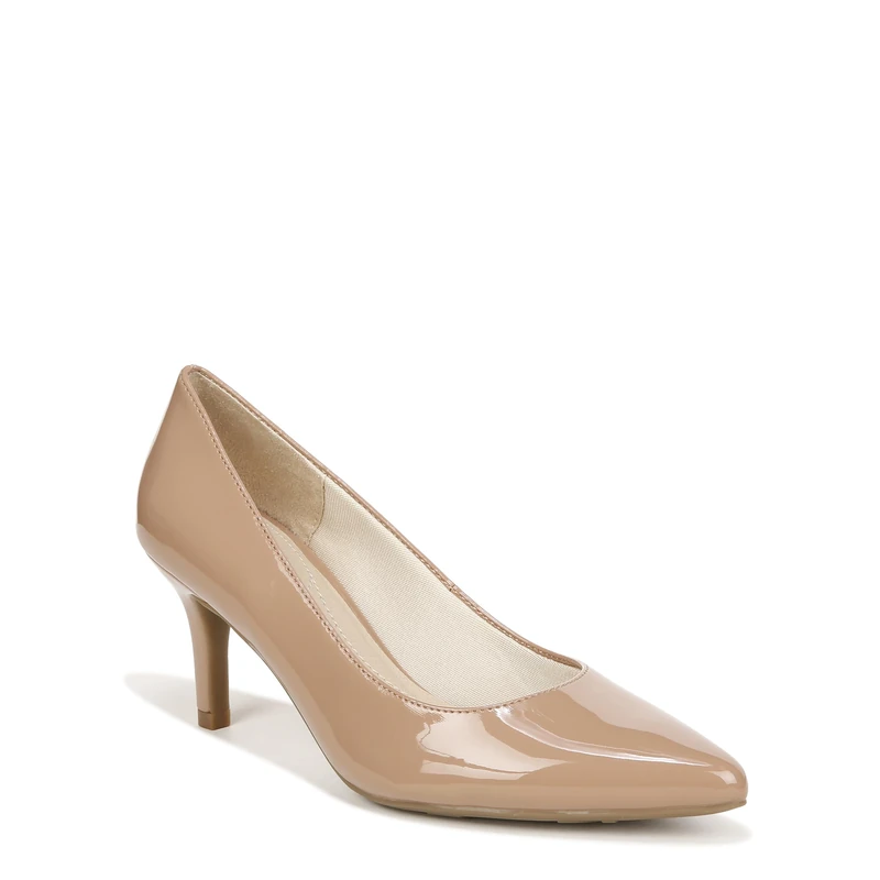 LifeStride Women's Sevyn Pump, Desert Nude Patent, 5 UK