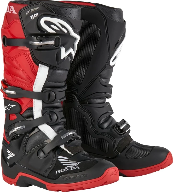 Alpinestars Honda Tech 7 Enduro Drystar Boots - Black/Red, 12
