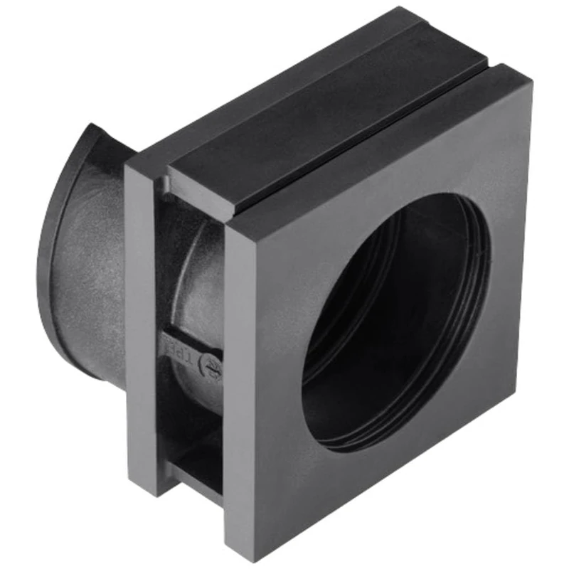 HellermannTyton VP-L_31-32_Ins-SGL-PL-BK Single Spout Halogen-Free TPE Black Pack of 1