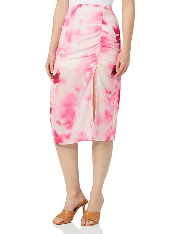 aleva Women's Skirt 19329619-al04, Pink Multicoloured, Xs