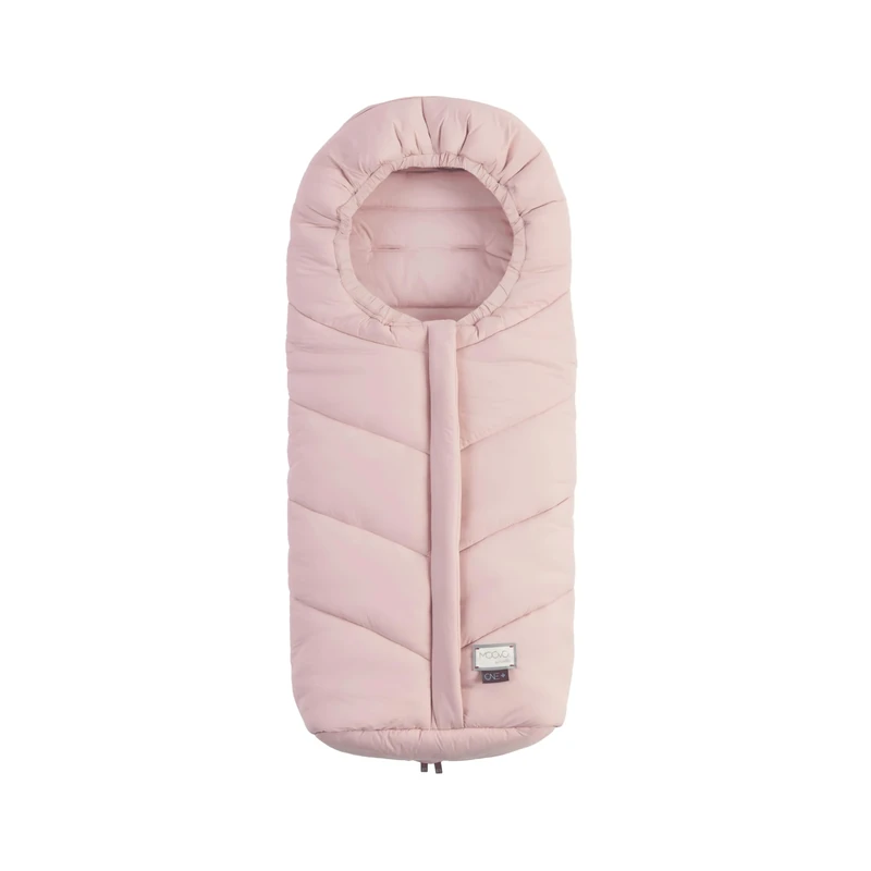 Nuvita 9925 Junior One+ | Universal Pushchair Footmuff | Protection from 6 to 36 Months (100 cm) | Protection up to -18 °C and Windproof Waterproof | Soft Pink