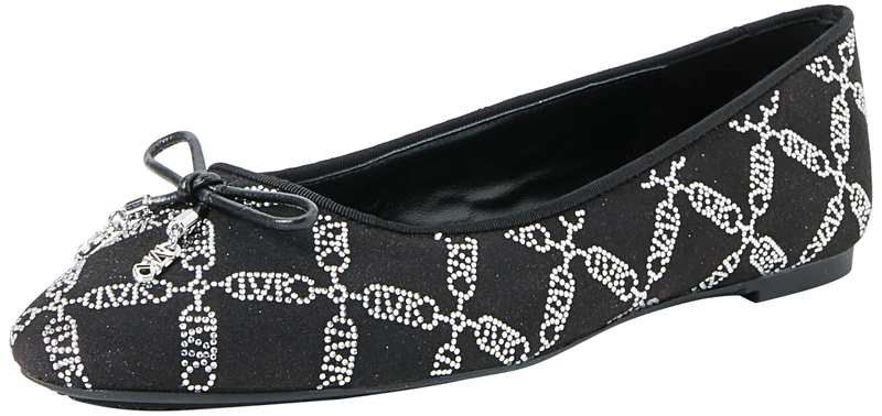 Michael Kors 40H3NRFP1S-001 NORI Flex Flat Women Black UK 5.5