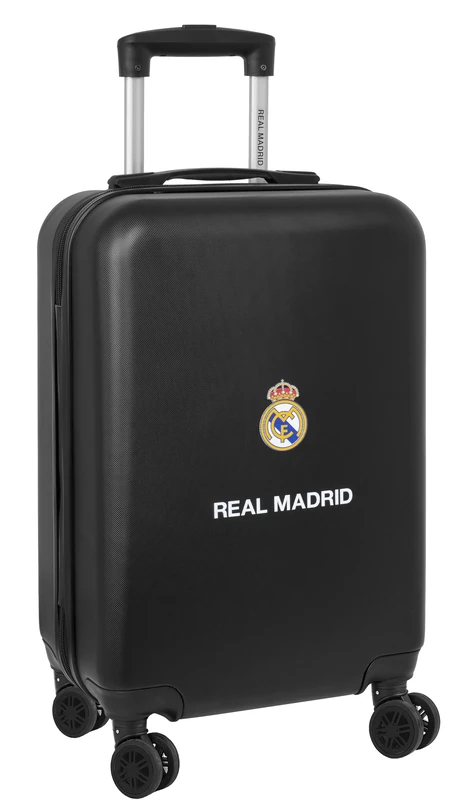 Safta Real Madrid 2nd Team 23/24 – Cabin Trolley 20 Inches, Suitcase with Wheels, Security Lock, Lightweight Suitcase, 34.5 x 20 x 55 cm, Navy Blue, Navy, Estándar, Casual