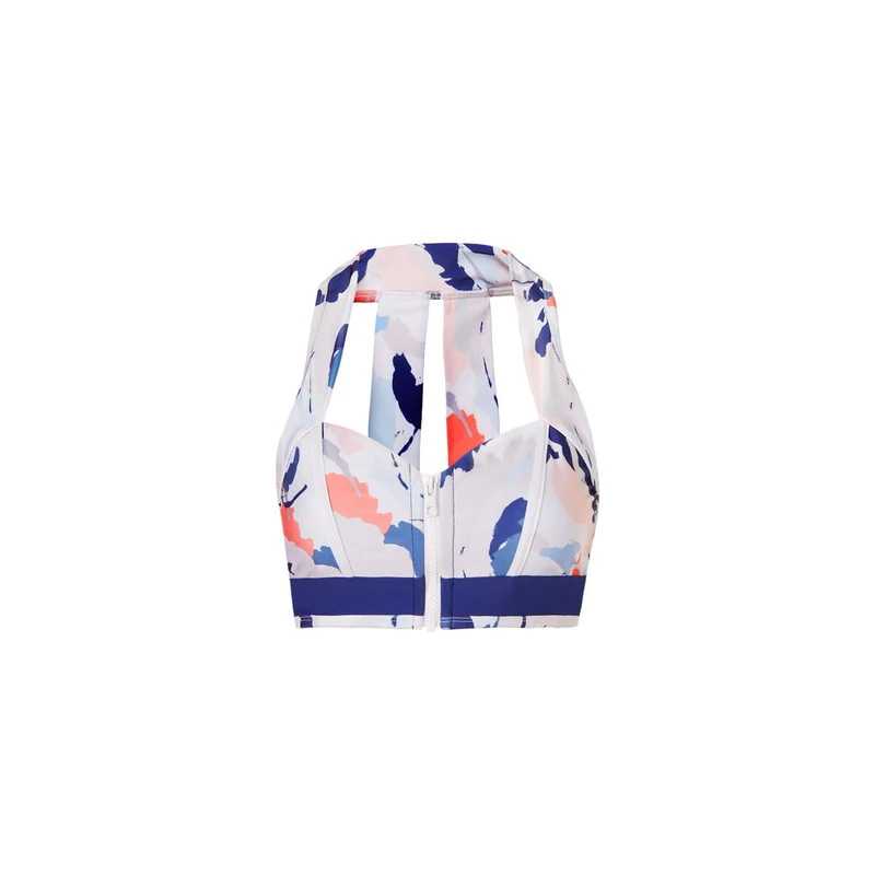 MF -Sea® Bikini Top Halter Cut, Front Zip, Ecosustainable Techno-fabric made of recycled polyamide and elastane, Ideal for water sports, versatile design adapts to your figure. (M)