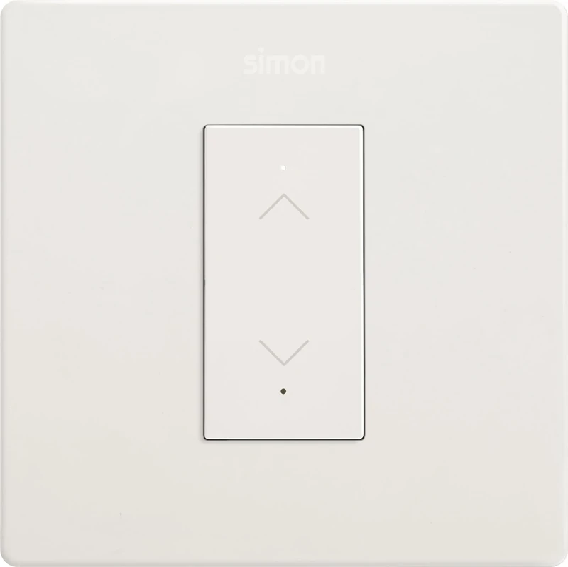 SIMON - iO Simon 270 Series 700VA Blind Switch White Flat Thin Wall Switch Easy to Install Includes Frame, Lid and Mechanism White