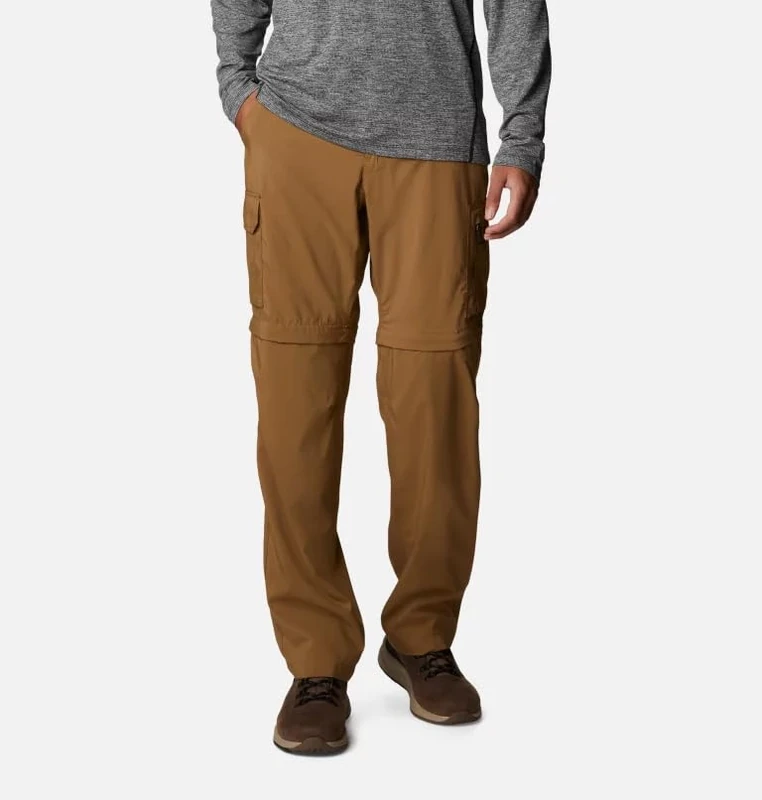 Columbia Men's Utility Convertible Trousers, Silver Ridge
