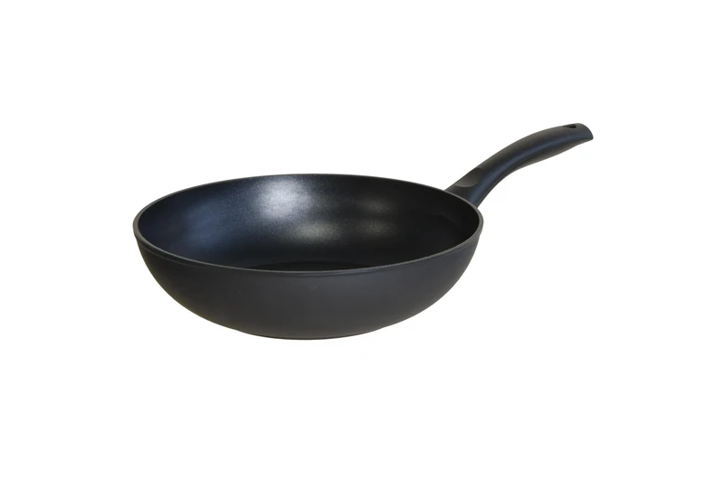 Risoli' | Easy Extra Black, Induction Wok Ø28 cm, Forged Aluminium, 3 mm, Made in Italy