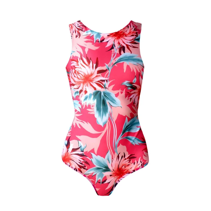 MF SEA® Women's One Piece Swimsuit with High Neck for a Stylish and Comfortable Look. Polyester and Elastane Material with UV50 + UPF Protection. Ideal for Surfing and Water Sports. (L)