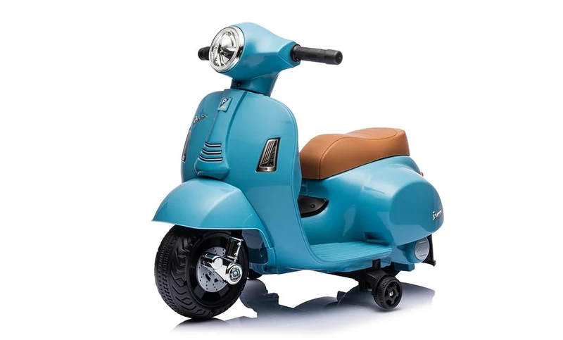 TURBO CHALLENGE - Vespa Gts - Electric Van - 119167 - Scooter - Blue - Ready to Drive - Maximum 25 kg - Plastic - Rechargeable Batteries - From 18 Months