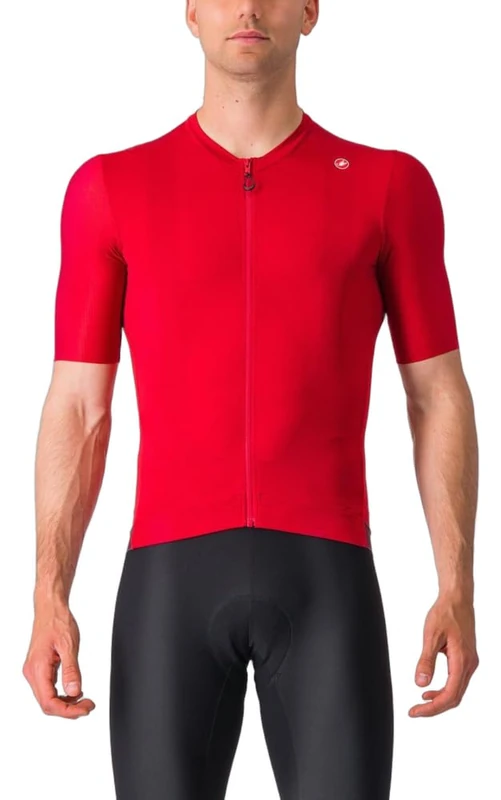 CASTELLI Men's Espresso Technical Jersey, Rich red/deep Burgundy, XS