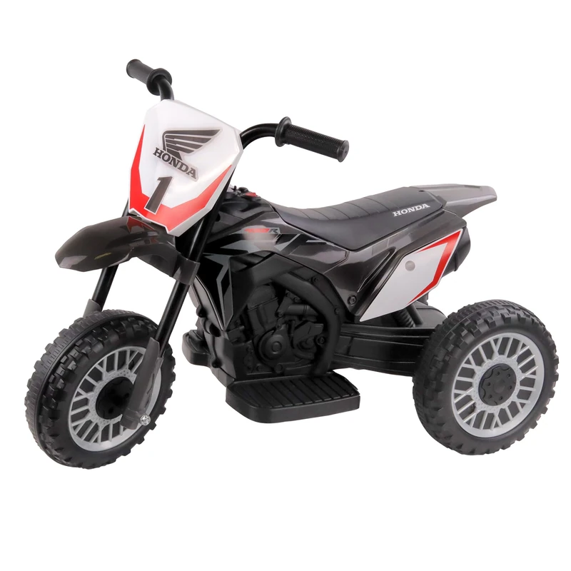 TURBO CHALLENGE - Honda - Electric Ride-On - 119188 - Motorcycle - Grey - Ready to Ride - 25 kg Max - Plastic - Rechargeable Batteries - From 18 to 36 Months
