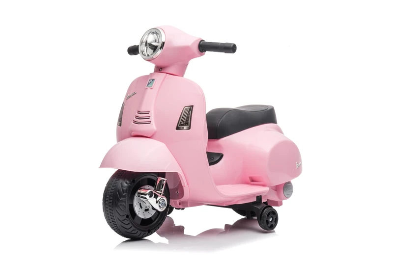 TURBO CHALLENGE - Vespa Gts - Electric Ride-On - 119168 - Scooter - Pale Pink - Ready to Ride - 25 kg Max - Plastic - Rechargeable Batteries - From 24 months