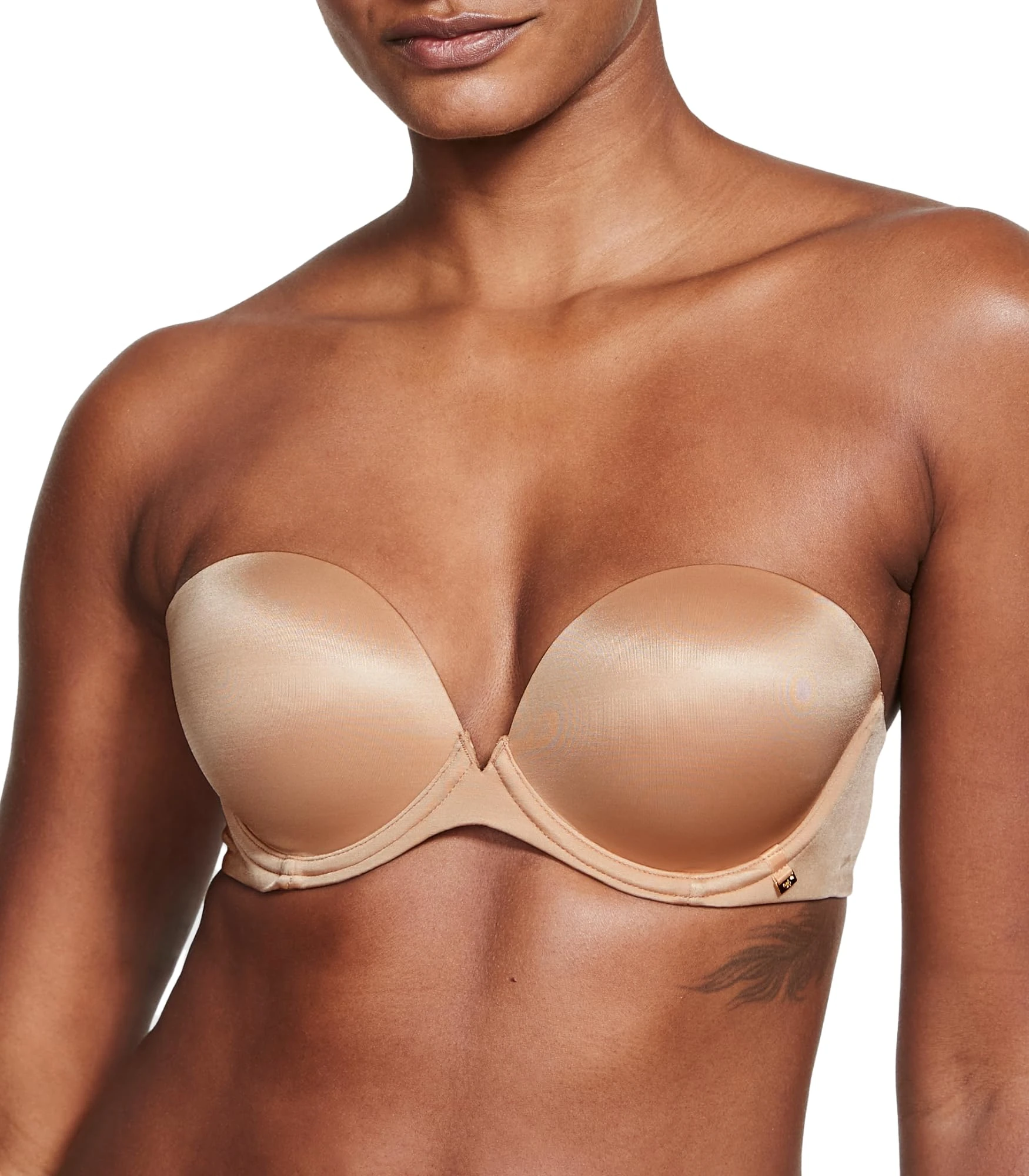 Victoria's Secret Women's Very Sexy Push Up Strapless Bra, Bras for Women (32A-38DD), Praline, 34C