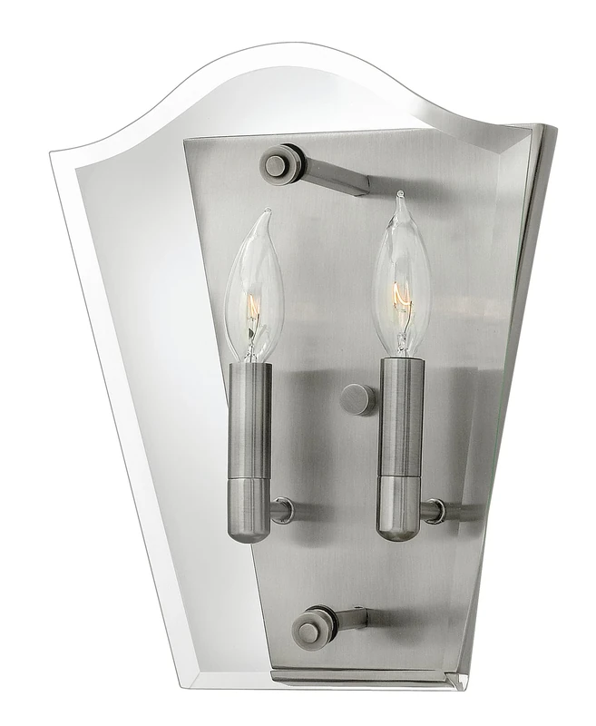 Elstead Lighting Wall Light, Metal, Polished Antique Nickel