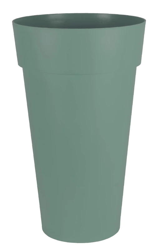 EDA - XXL Tall Tuscany Flower Pot Diameter 48 cm - Volume 90 L - Diameter 48 x H 80 cm - Laurel Green