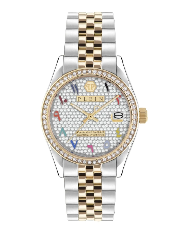 Philipp Plein Women Analogue Quartz Watch Date Superlative