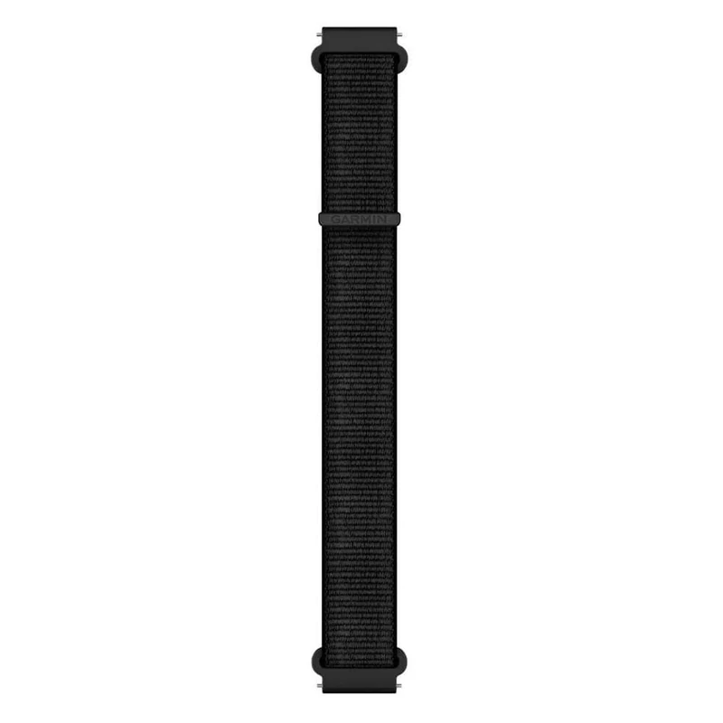 Garmin Quick Release Bands (20mm), suitable for selected Forerunner-,Venu-, vívomove-,vívoactive and Approach smartwatch series, Original accessory, Nylon, Black