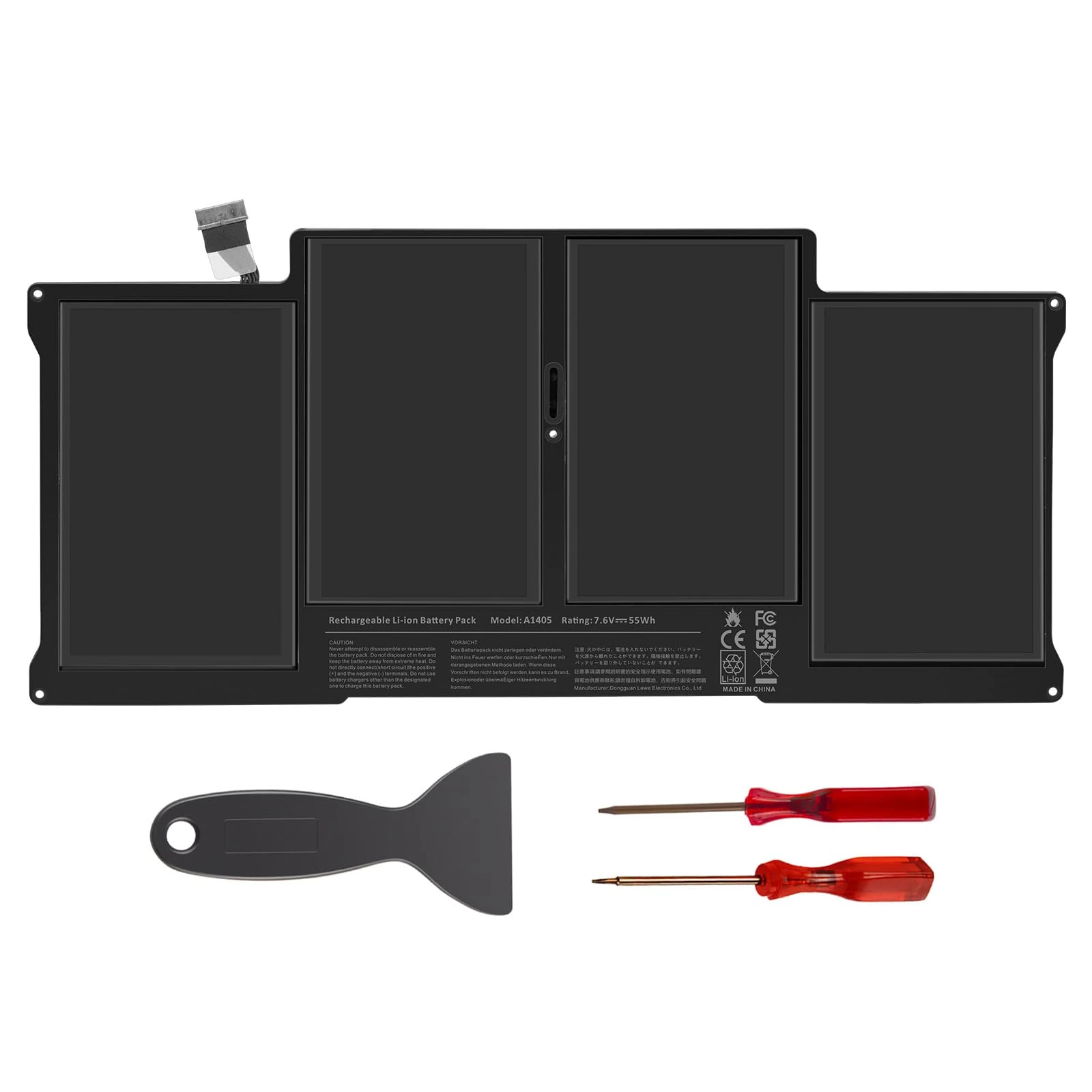 A1405 A1466 Replacement Laptop Battery Compatible with MacBook Air 13 inch A1369 (2017, Early 2015, Early 2014, Mid 2013, Mid 2012, Mid 2011 and Late 2010 Version) for A1377 A1405 A1496 020-7379-A