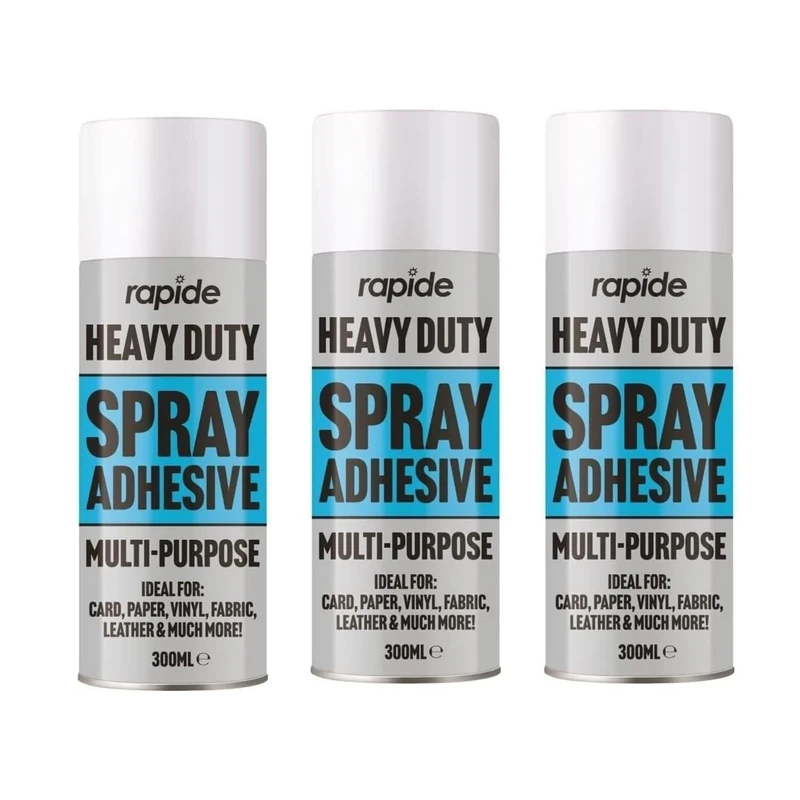 PNJB 300ml Heavy Duty Glue Spray Adhesive - Your Ultimate Solution For Bonding Card, Paper, Carpet, Leather, Vinyl And Fabric, Easy Application, Effortless & Mess-Free (3)