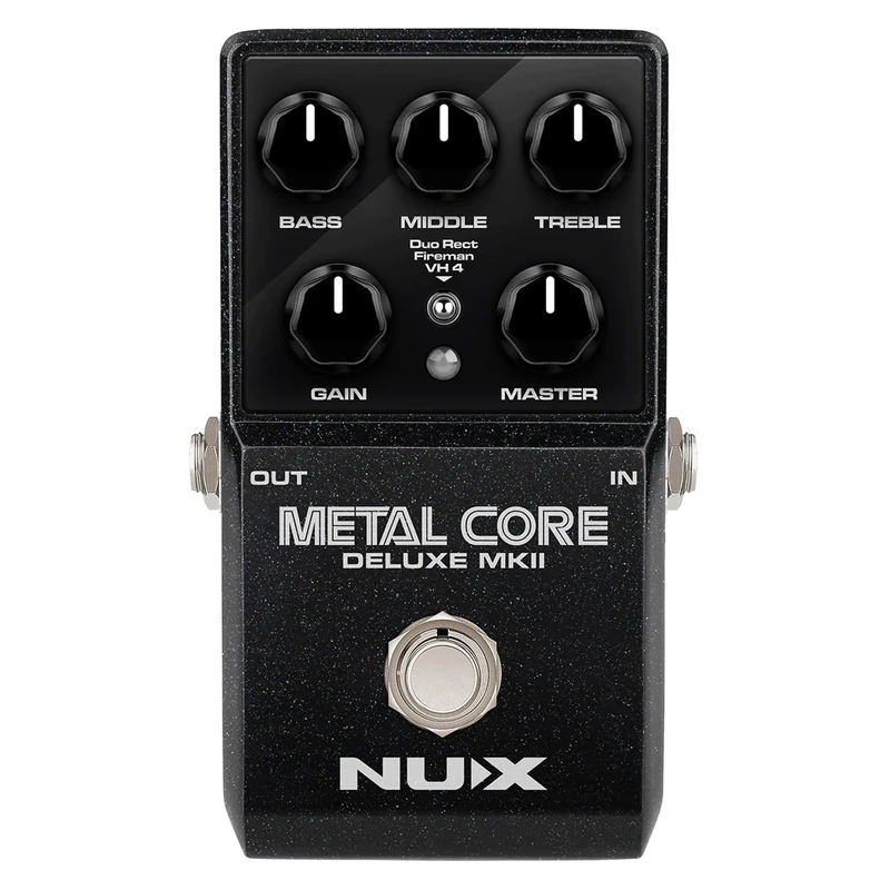 NU-X | Metal Core Deluxe mkII Pedal With 3 Selectable High Gain Valve Amp Models