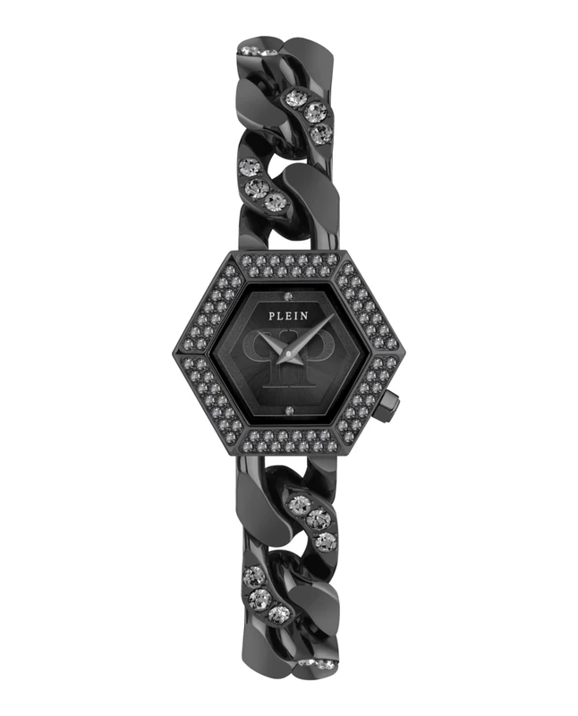 Philipp Plein Women Analogue Quartz Watch The Hexagon Groumette