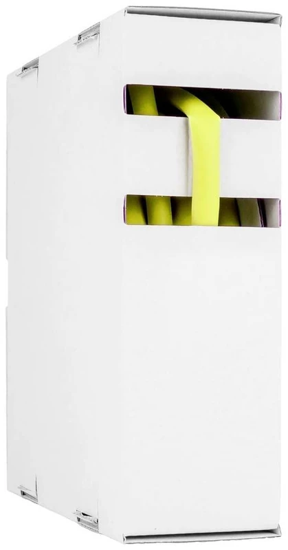 Hongshang 2111134048 Heat Shrink Tubing Without Adhesive Yellow 25.40 mm 12.70 mm Shrink Rate 2:1 5 m - Image 1