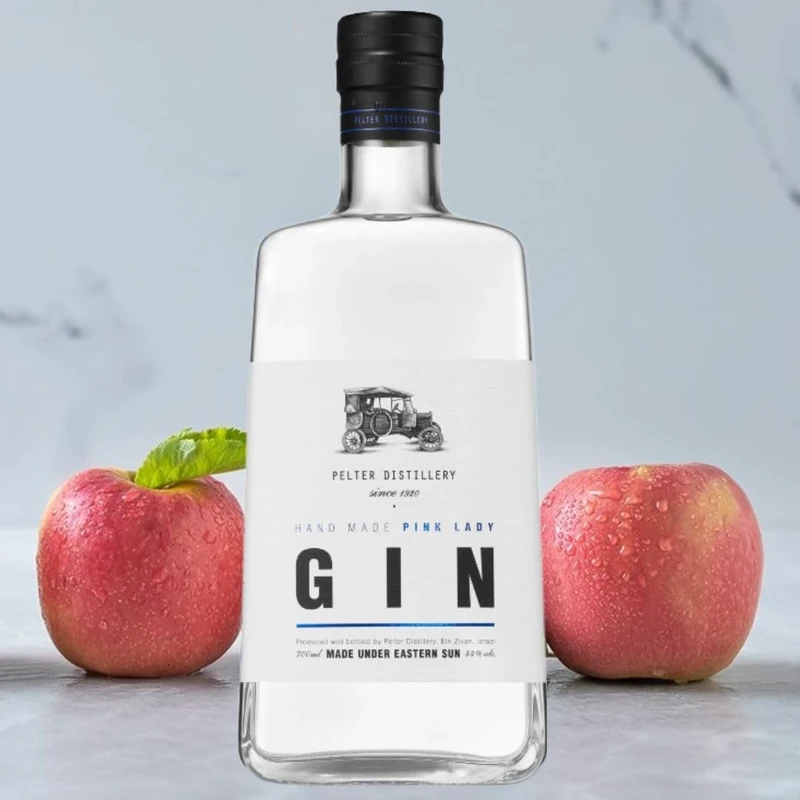 Pelter Pink Lady Gin - A Base Of Pink Lady Apples | Triple-distilled To Perfection | A Mediterranean Symphony in a Bottle | Enjoy With Some Freshly Pressed Juice, Or Perhaps A Sparkling Fruit Soda.